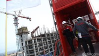 Total nilai kontrak pembangunan rusun atlet ini sekitar Rp 3,4 triliun.