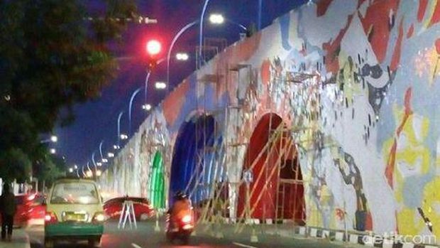 Jalan layang Antapani di Kota Bandung