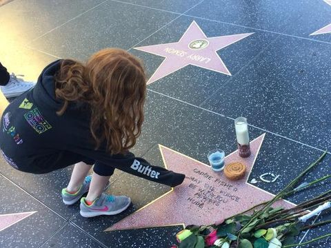 Fans Protes Tidak Ada Nama Carrie Fisher di Hollywood Walk of Fame