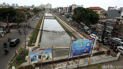 Begini Kondisi Kali Sentiong Kemayoran