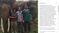 Tahun 2016, aktor Leonardo DiCaprio berkunjung ke Taman Nasional Gunung Leuser. Ia prihatin ancaman industri kelapa sawit terhadap kelestarian Leuser (Instagram/leonardodicaprio)