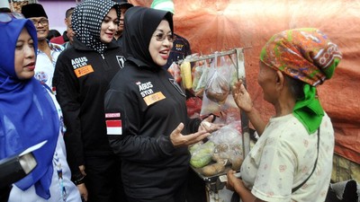 Cawagub Silvi Blusukan di Cakung