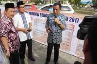 Pemprov Bengkulu Semarakkan Tahun Baru dengan Pajang Spanduk APBD