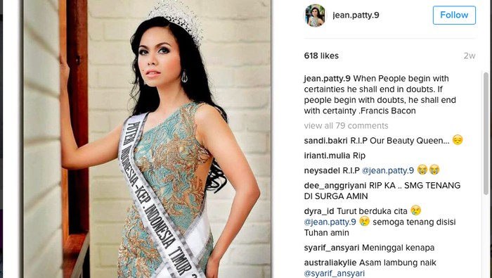 Jean Patty Meninggal, Dokter Sebut Asam Lambung Tidak Mematikan