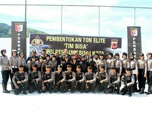 15 Polwan Masuk dalam Pasukan Elite yang Dibentuk Polresta Sukabumi