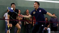 Imam bermain dalam dua sesi. Pertama dia berpasangan dengan Tontowi Ahmad.