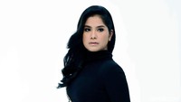 Annisa Pohan terlihat cantik saat berpose di depan kamera. Pool/Noel/detikFoto.