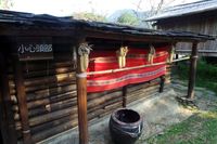 Deretan jagung yang dipajang di depan rumah (Wahyu/detikTravel) 