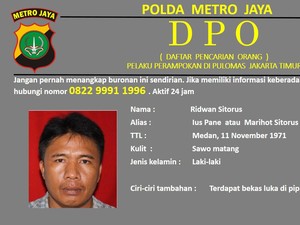 Ridwan alias Ius Pane, DPO Perampokan Pulomas Ditangkap di Medan