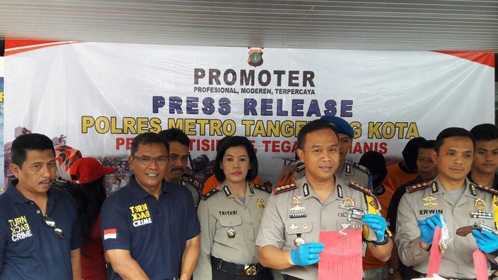 Pelaku Curanmor Besenjata Api di Tangerang Dibekuk Polisi