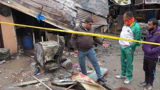 2 Ledakan Bom Guncang Baghdad, 27 Orang Tewas