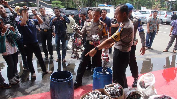 Polres Tangerang Bekuk 408 Pelaku Narkoba Sepanjang 2016
