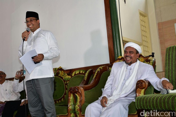 Cagub Anies Baswedan bertemu Imam Besar FPI Habib Rizieq