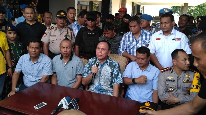 Ius Pane Dipamerkan dalam Konferensi Pers Kapolda Metro di Halim