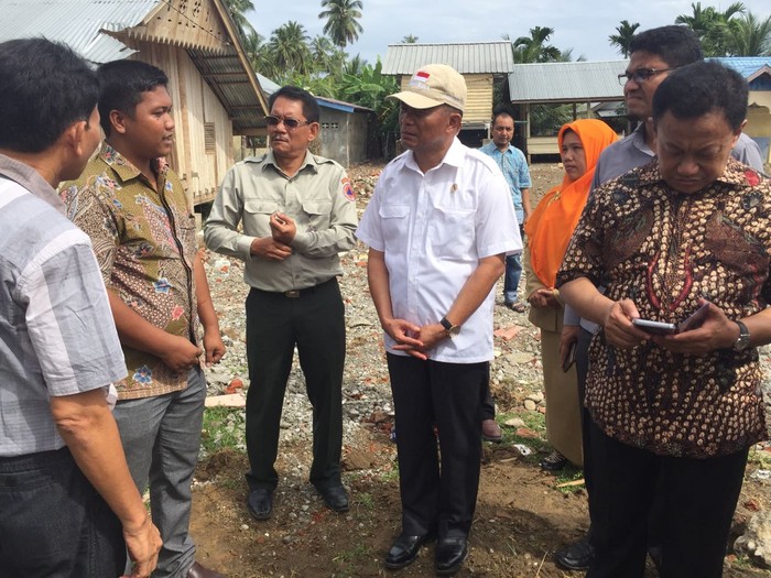 Mendikbud Minta KemenPUPR Percepat Pembangunan Sekolah di Pidie Jaya