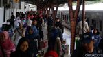 Arus Balik Usai Libur Panjang di Stasiun Senen