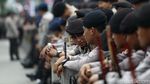 Begini Pengamanan Personel Kepolisian di Sidang Ahok