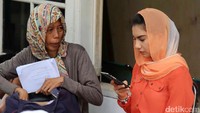 Irish Bella saat ditemui di Studio Sepat, Kebagusan, Jakarta Selatan pada Selasa (02/01/2016). Pool/Ismail/detikFoto.