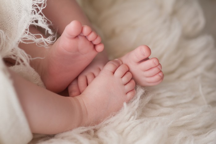 ilustrasi bayi kembar