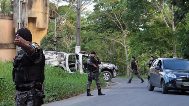 Polisi Brasil memburu napi yang kabur