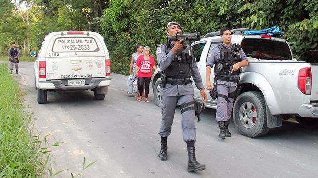 Polisi Brasil memburu napi yang kabur