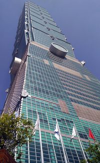 Tingginya gedung Taipei 101 (Wahyu/detikTravel)