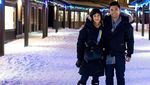 Mesranya Dian Sastro Bersama Suami di Jepang