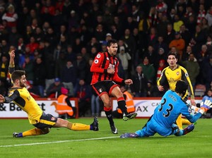 Arsenal Sementara Tertinggal 0-2 dari Bournemouth