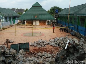 Ada Proyek Belum Kelar di Dekat SMPN 19 Tangsel yang Kena Longsor