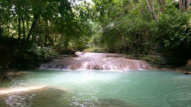 Cantiknya Air Terjun Grojogan Lepo di Bantul, Yogyakarta