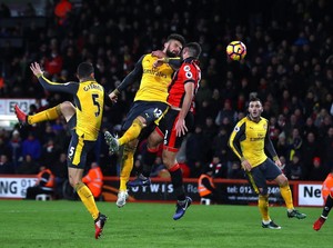 Sempat Tertinggal Tiga Gol, Arsenal Paksakan Hasil Seri Lawan Bournemouth