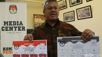Ini contoh surat suara untuk pemilihan walikota dan wakil walikota.