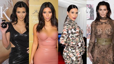 Yuk, Lihat Transformasi Kim Kardashian Hingga Sekarang (2)