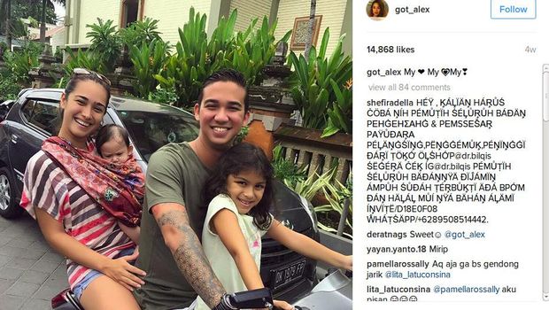 Bahagianya Keluarga Kecil Alexandra Gottardo