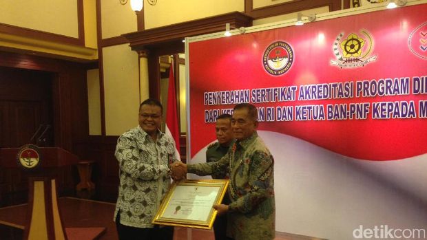 13 Prodi Badiklat Kemhan Dapat Akreditasi A