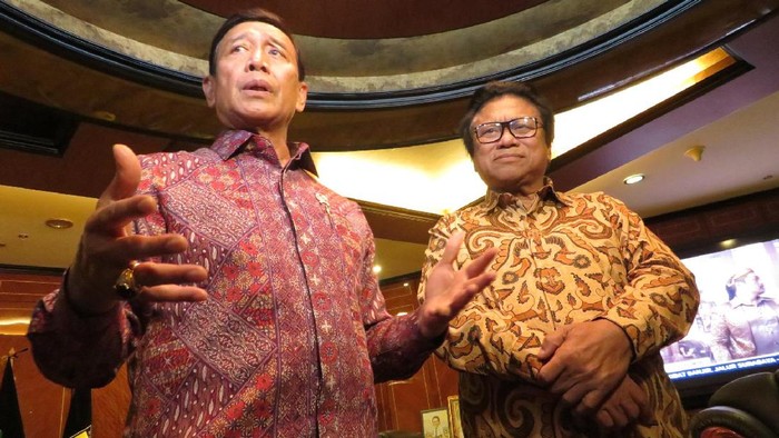 Wiranto dan OSO (Andhika Prasetia/detikcom)