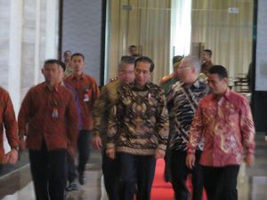 Jokowi Hadiri Rakornas Kementan