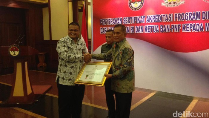 13 Prodi Badiklat Kemhan Dapat Akreditasi A