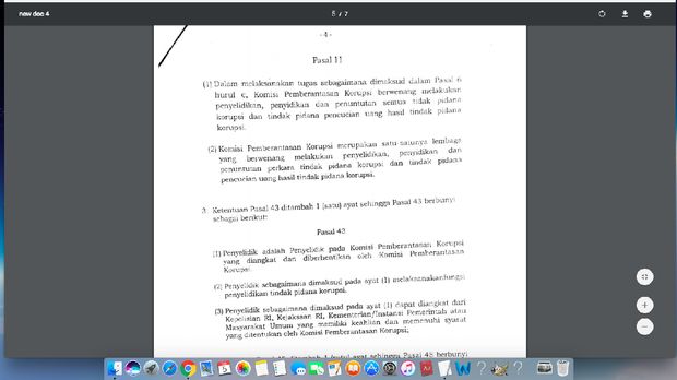 Beredar Draf Perppu 'Super KPK', Dipastikan Hoax