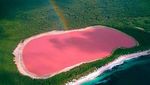 Jangan Lihat Siang-siang, Foto Danau Pink yang Bikin Haus