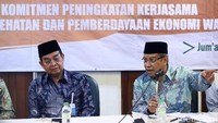 MoU antara perusahaan BUMN Wijaya Karya dengan Pengurus Besar Nadhatul Ulama ini dilakukan untuk meningkatkan kerjasama dibidang kesehatan dan pemberdayaan ekonomi warga.