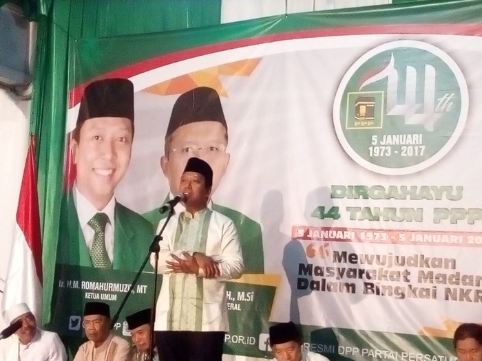 Gerindra Capreskan Prabowo Lagi, Ketum PPP: Terlalu Pagi!