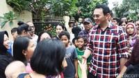 Usai dihadang, Ahok tetap melanjutkan kampanyenya.