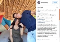 Mengintip Mesranya Adjie Pangestu dengan Pacar Barunya yang Masih Muda