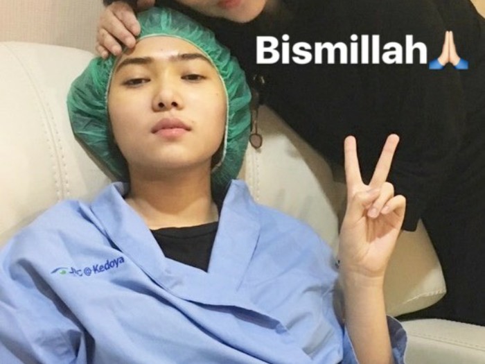 Doain Yuk, Isyana Sarasvati Jalani Operasi Mata