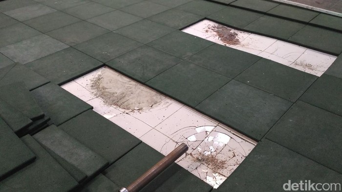 Respons Kemenpora soal Lantai Remuk di Tempat Latihan Angkat Besi