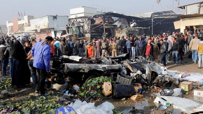 12 Orang Tewas Dalam Ledakan Bom Mobil di Baghdad