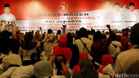 Rapat Akbar DPD Gerindra DKI Jakarta ini mengambil tema besar Kader Gerindra DKI Jakarta Siap Memenangkan Pilkada DKI Jakarta 2017 dan Pilpres 2019.