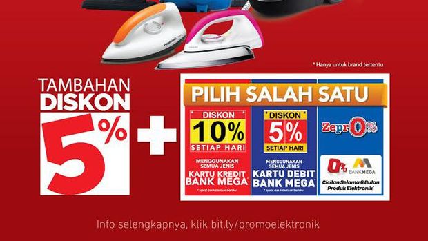 Diskon 5 Mesin Cuci Vacuum Cleaner Setrika di Transmart Diskon 5 Mesin Cuci Vacuum Cleaner Setrika di Transmart