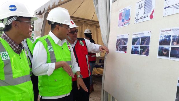Minggu Sore, Menhub Budi Karya Cek Progress LRT Jabodetabek
